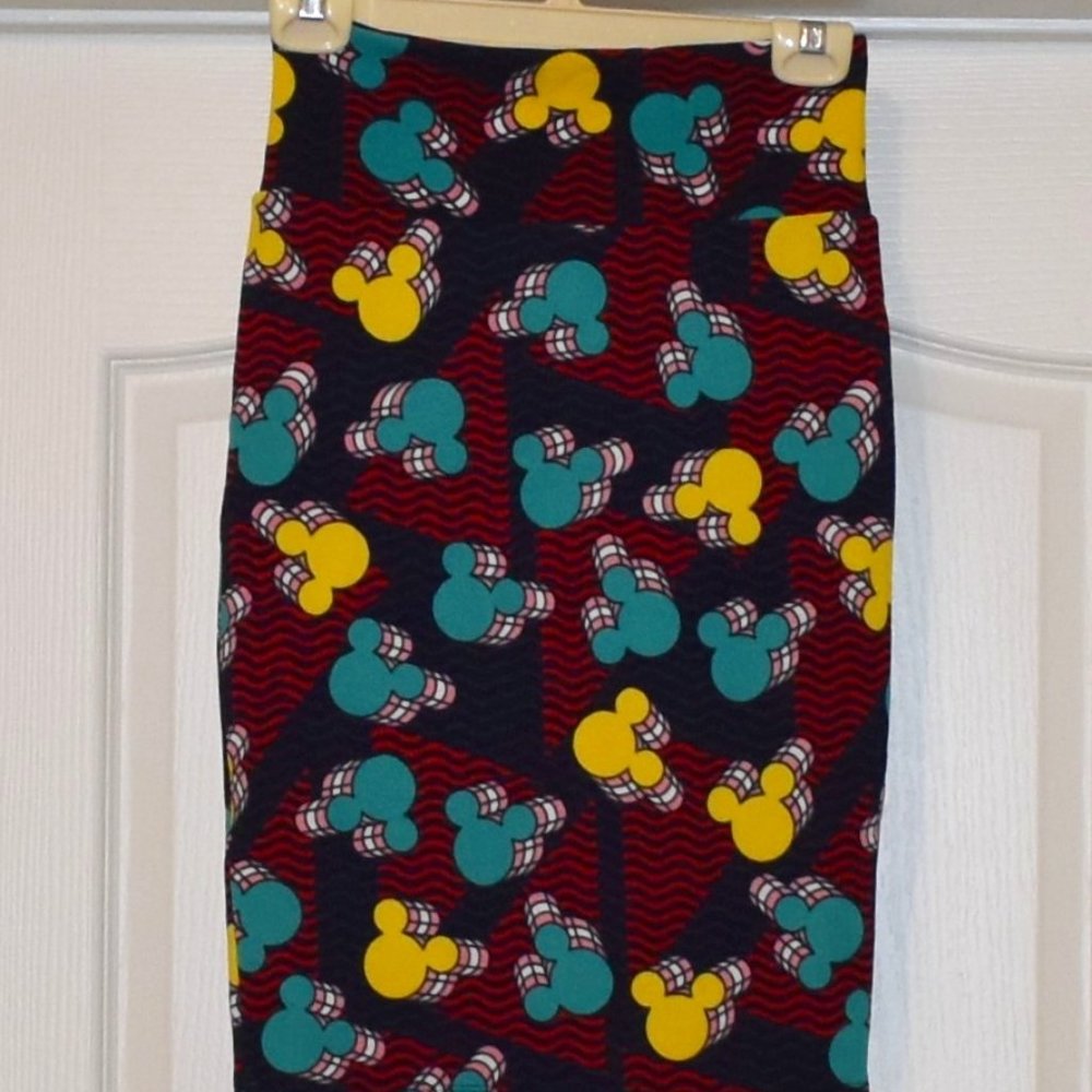 Mickey Mouse LuLaRoe Skirt XS NWOT